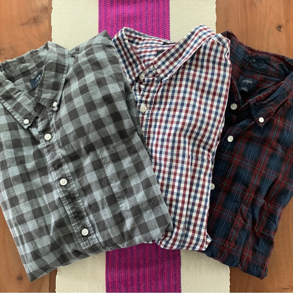 J Crew Long Sleeve Button Ups - XL